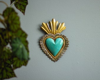 Sacred Heart | Mexican Art | Wall Decor | Home Decor | Romantic Gift Idea | Catholic Heart | Mothers Day Gift