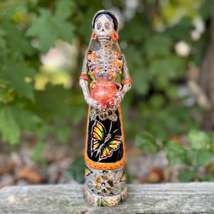 Day Of The Dead, La Catrina, Día de Los Muertos, Halloween Decor, Fall Decor, Sugar Skull, Mexican Folk Art, Calavera