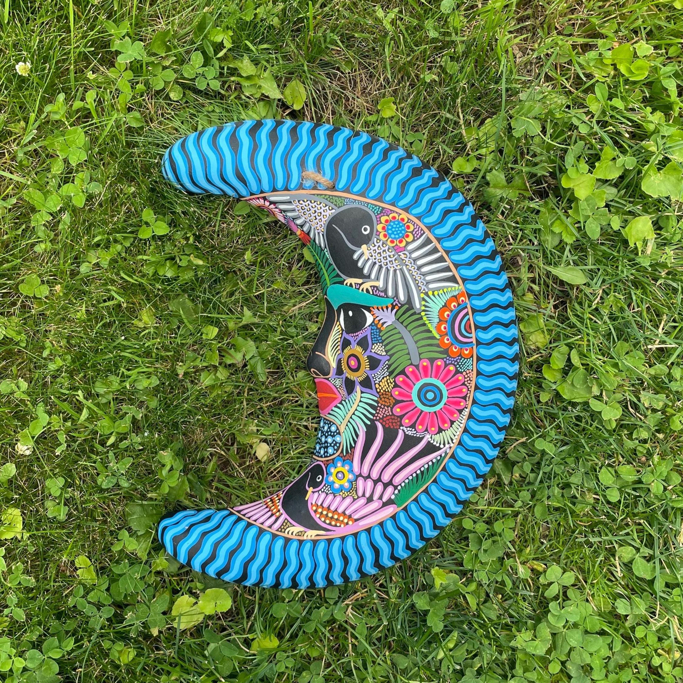 La Luna | Moon | Garden Decor | Mexican Art | Home Decor | Boho Bedroom