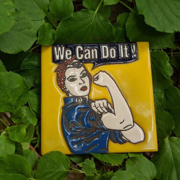 Rosie The Rivetor | We Can Do It | Decorative Tile