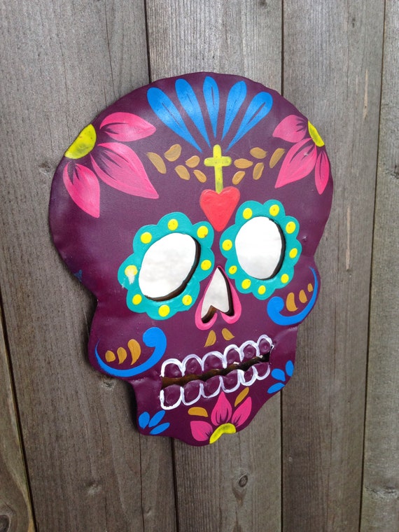 Day Of The Dead Sugar Skull Decorative Mirror