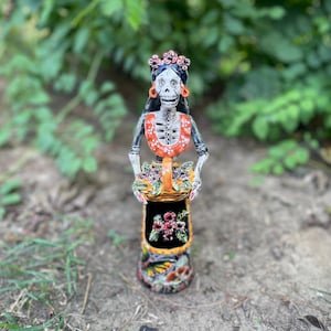 Day Of The Dead, La Catrina, Día de Los Muertos, Halloween Decor, Fall Decor, Sugar Skull, Mexican Folk Art, Calavera