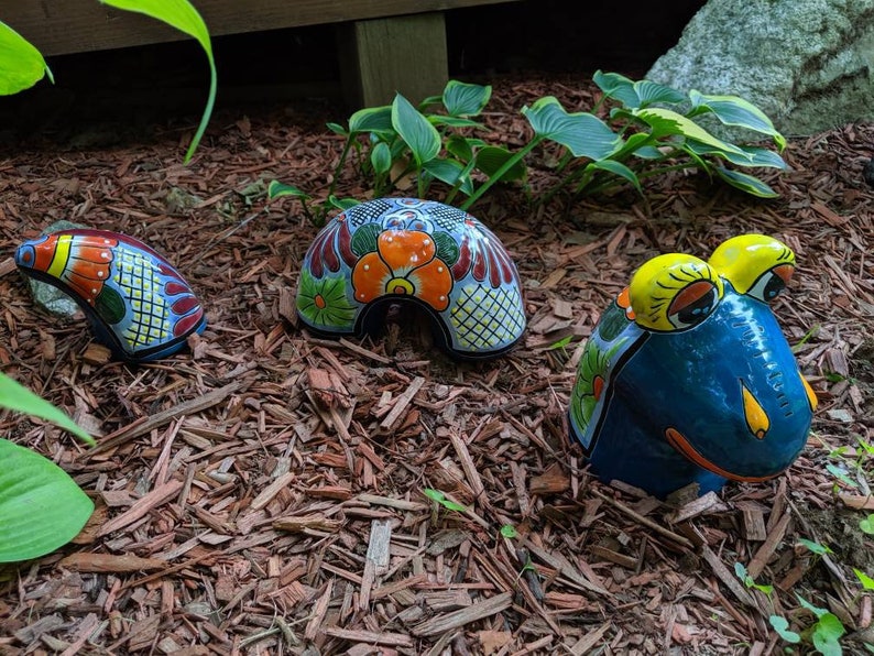 Garden Snake Outdoor Decor Whimsical Mexican Art Etsy