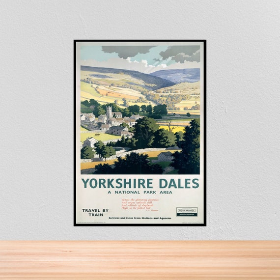Vintage British Rail Buxton Derbyshire Railway Poster A4//A3//A2//A1 Print