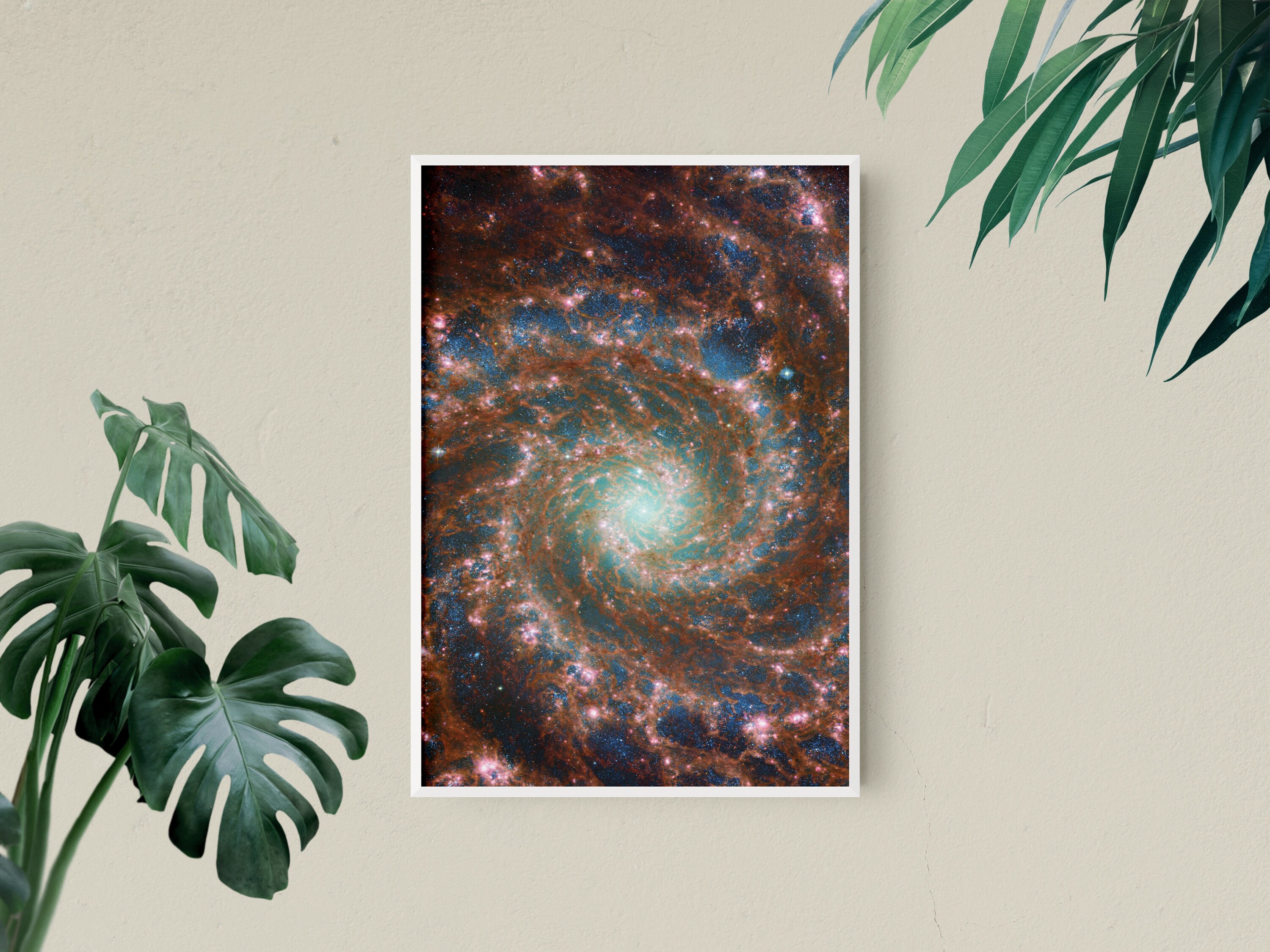 James b Space Telescope M74 Galaxy Space Photo Milky Way Etsy