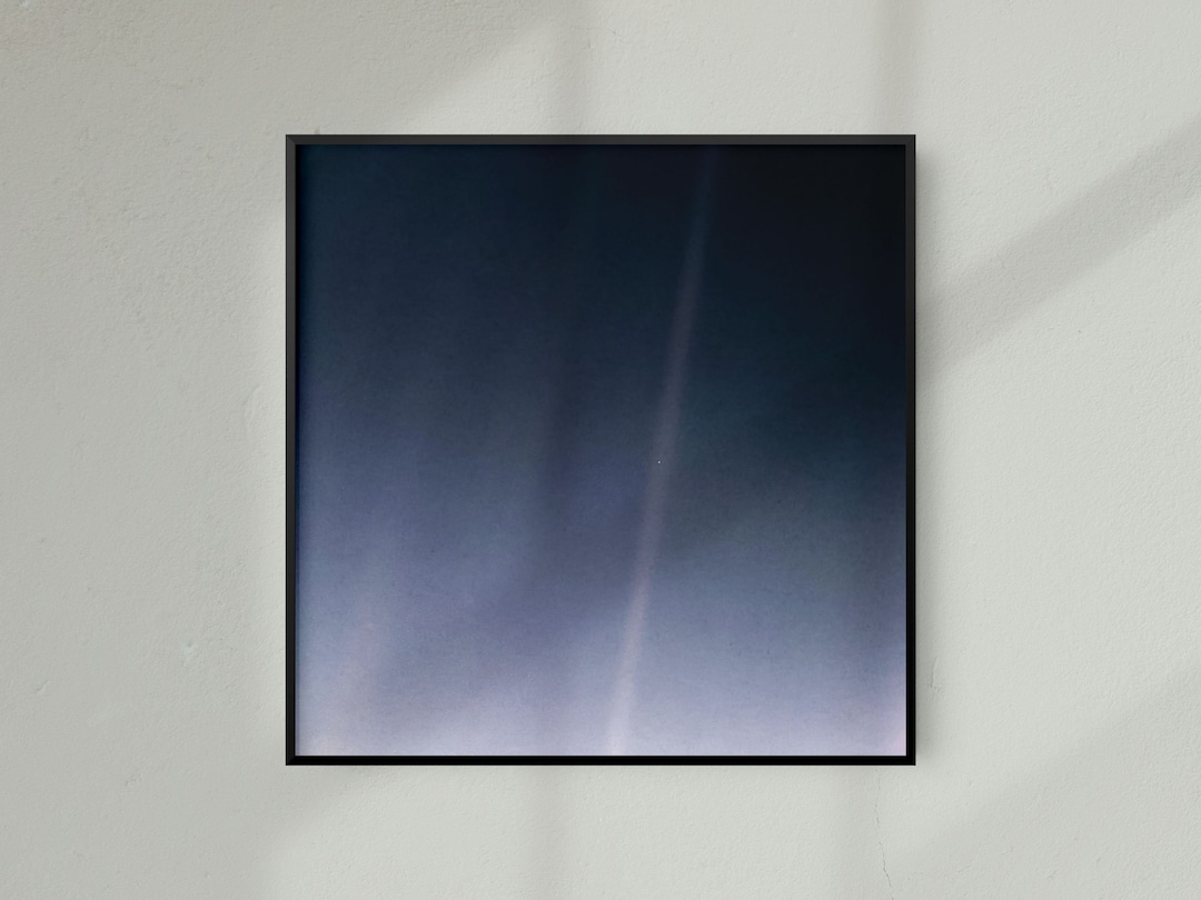 Pale Blue Dot Poster: NASA Earth From Space Photo Print - Etsy UK