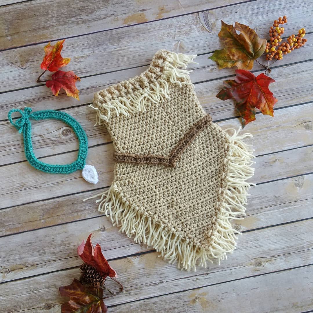 crochet pocahontas dress Crochet Pocahontas Costume: Indian Princess Dress, Photo Prop (Newborn to 18 Months)