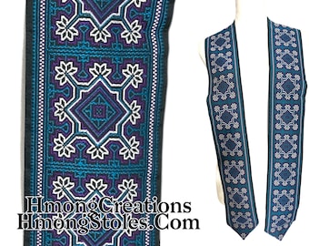 X newD39.99 | HmongStoles.com | Hmong Graduation Stole | Not lined | Machine Embroidered | Add PRINTED Name = 10.00 | Hmongstoles