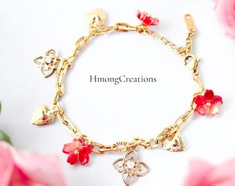 HmongBracelets.Com | Hmong Bracelet Charm | #HmongBracelet #HmongCreations Lisa Adult size