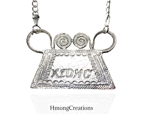 Hmong Necklace XIONG 30 Inch Phiaj 