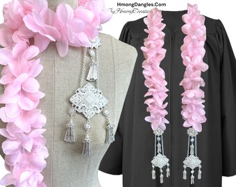 39.99 HmongDangles.com    - Hmong Dangles - Hmong Graduation Leis - Merci - HmongCreations.Etsy.Com