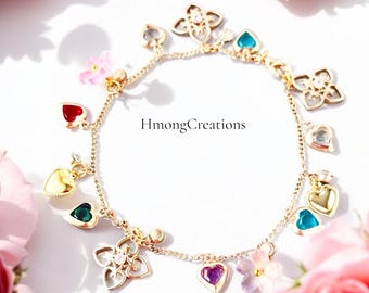 HmongBracelets.Com | Hmong Bracelet Charm | #HmongBracelet #HmongCreations Lisa Adult size