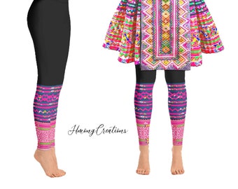 34.99 - Hmongleggings.com - PRINTED - Ships in 3 weeks or less - Polyester + Spandex - Hmong Leggings - #HmongLeggings - Pangia