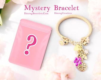 Mystery Bracelet - NO WATCH- Charm Bracelet - Copper Gold Silver color metals with Charms - Mystery Bag