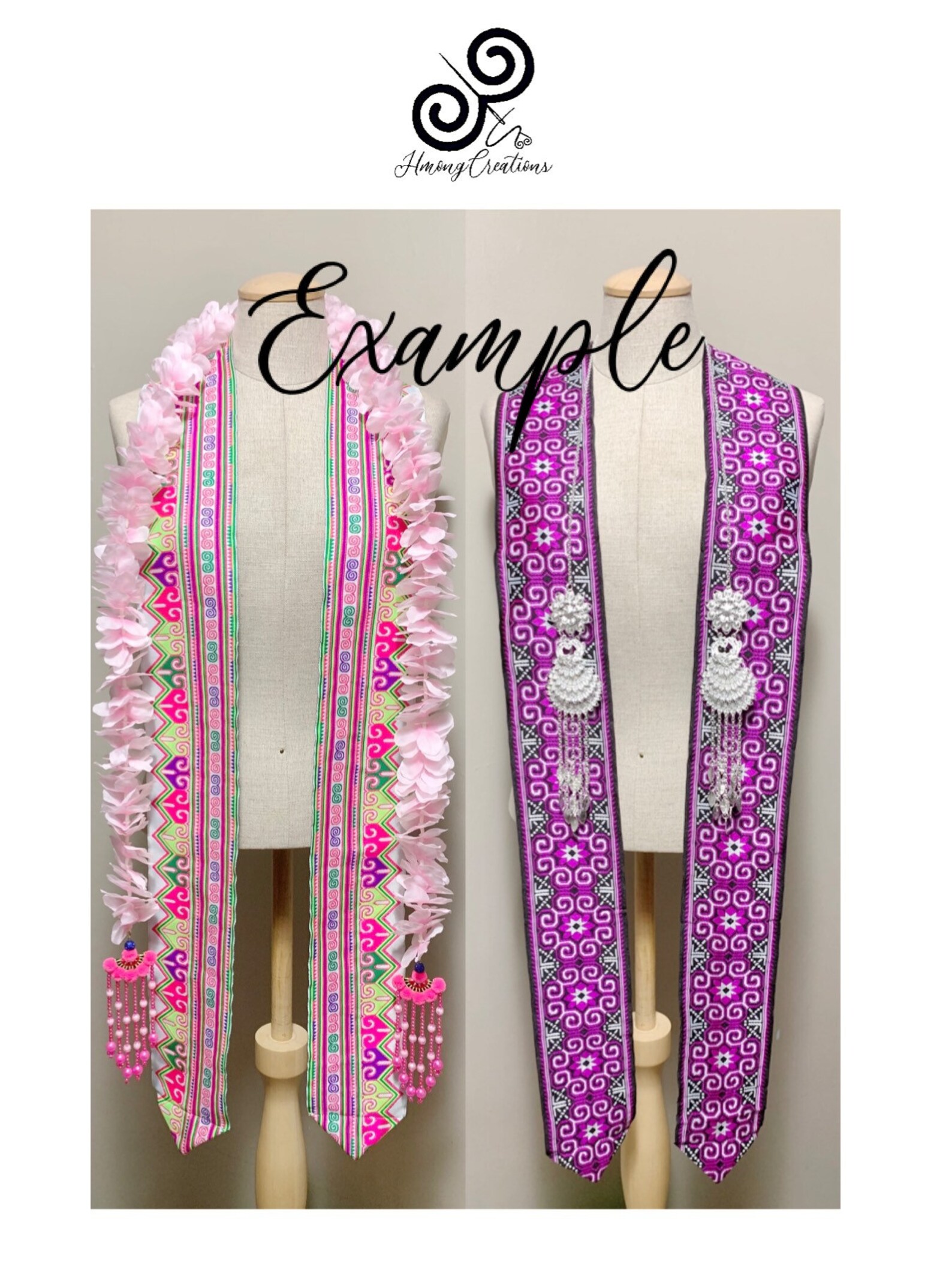 S19 Hmong Graduation Accessory Priest Stole Hmong Stole Etsy