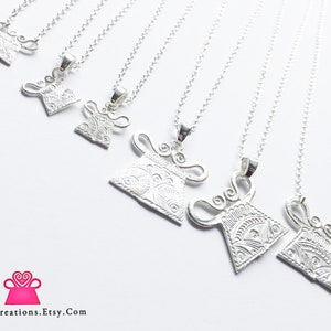 Hmong Necklace 2nd silver silver plated 7 different style elegant hmong charm soul lock spirit lock women image 10