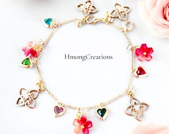 HmongBracelets.Com | Hmong Bracelet Charm | #HmongBracelet #HmongCreations Lisa Adult size
