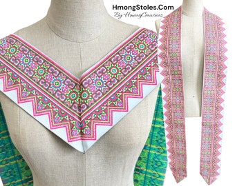 39.99 | HmongStoles.com | Hmong Graduation Stole | Not lined | Machine Embroidered | Add PRINTED Name = 10.00 |