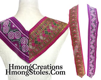 X newD39.99 | HmongStoles.com | Hmong Graduation Stole | Not lined | Machine Embroidered | Add PRINTED Name = 10.00 | Hmongstoles