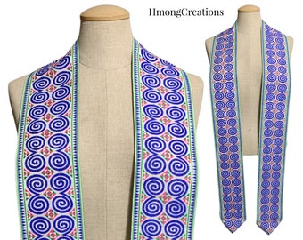 A135 | D39.99 - HmongStoles.Com - Embroidered Hmong Graduation Stoles - Add Name for 10.00 - Clergy - Priest