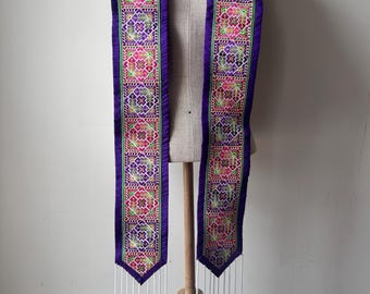 X - New 64.99 | HmongStoles.com | Hmong Graduation Stole | Senior gift | Lined with Coins |  #HmongGraduationStoles