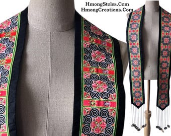 X - New 64.99 | HmongStoles.com | Hmong Graduation Stole | Senior gift | Lined with Coins |  #HmongGraduationStoles