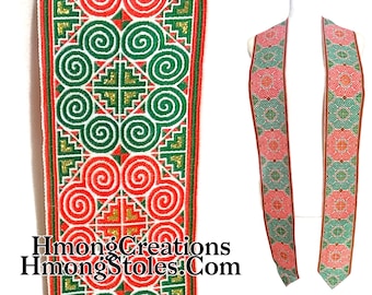 X newD39.99 | HmongStoles.com | Hmong Graduation Stole | Not lined | Machine Embroidered | Add PRINTED Name = 10.00 | Hmongstoles