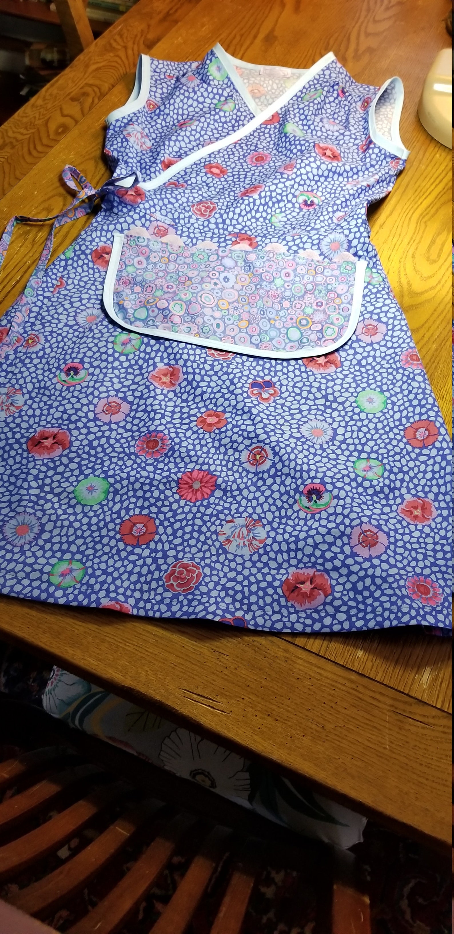 Full Wrap Around Apron Vintage Inspired Retro Inspired Etsy