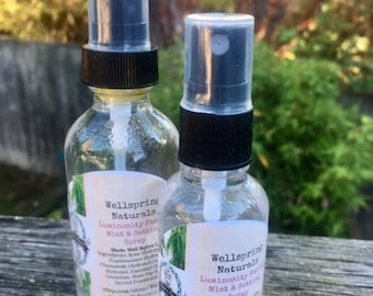Luminosity Facial Mist & Setting Spray - Essential Oils, Hydrosol, All Day Wear, Moisturizing, Handmade, Natural