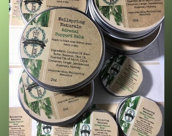 Adrenal Support Balm – Handmade with Essential Oils