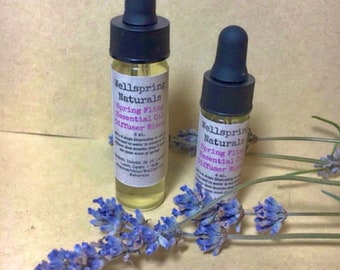 Miscela di oli essenziali per diffusore "Spring Fling" - Lavanda, Limone, Vaniglia