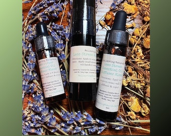 Mezcla de aceites esenciales para reducir el estrés: aceite en roll-on o para difusor.