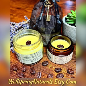 Caffeine Eye Quench - Eye Balm - 1oz - Handmade - Natural ingredients