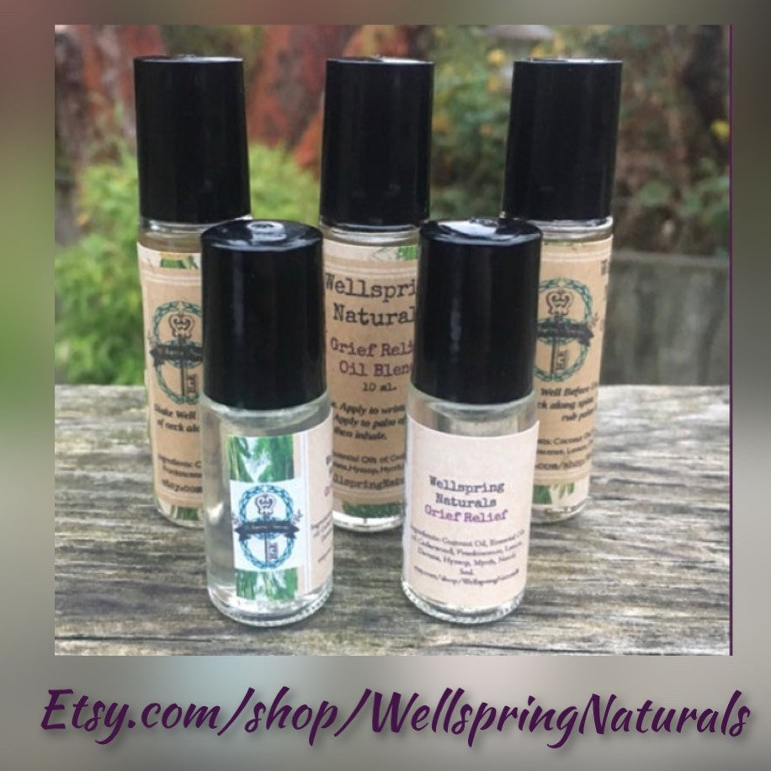 Grief Relief Essential Oil Blend Homeopathic Grief Support Etsy