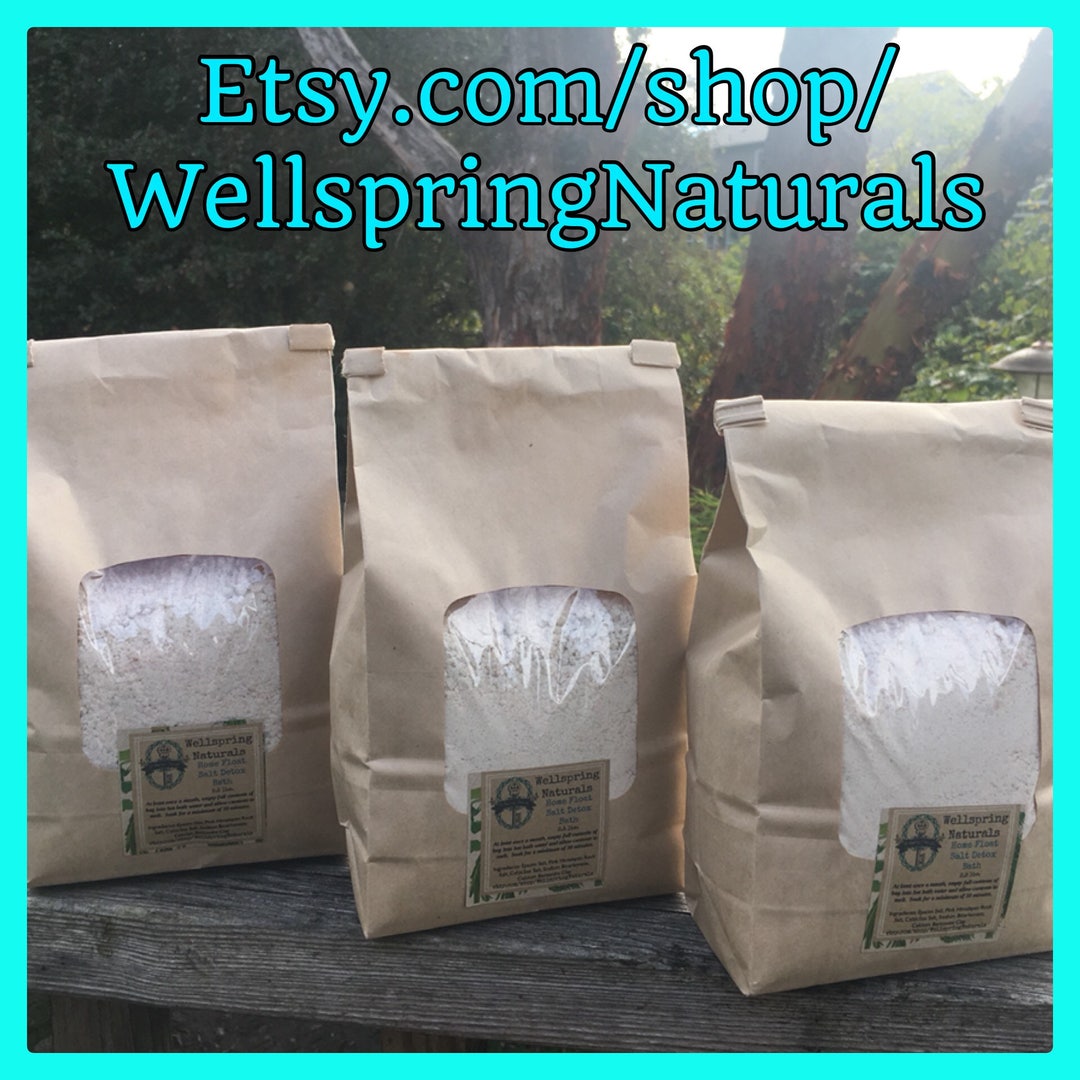 Salt Bath Treatment Home Float Salt Bath Soak 2.5lb - Etsy