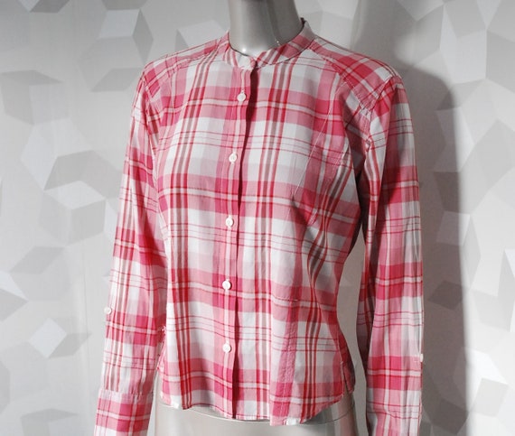 levis check shirt womens