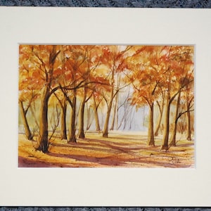 Vintage John Pester ‘Autumn Glow’. Mounted Giclée Print. Ready To Frame