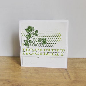 Congratulations card Parsley Wedding from the Karla factory image 6