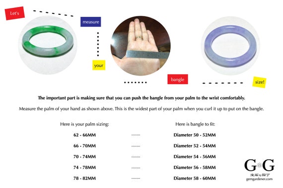 Jade Size Chart