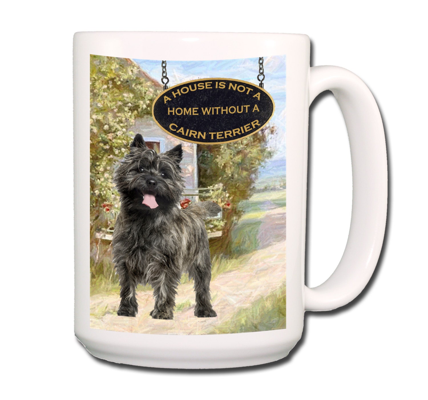 Cairn Terrier Mug Cairn Terrier Coffee Mug Sip Coffee With Cairn Terrier