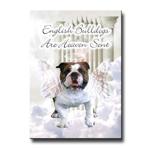 ENGLISH BULLDOG Can/'t Have Just One FRIDGE MAGNET Dog