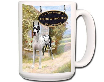 Great Dane a House is Not a Home 15 oz Extra Large Coffee Mug No 2