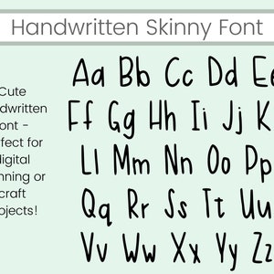 Handwritten Font, Digital Planning font, Handwriting font neat, Ipad font, Cute Handwriting font, Personal use font, Commercial use font