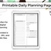 Printable Daily Planning Page, Digital Planning Page, Goodnotes Planner ...
