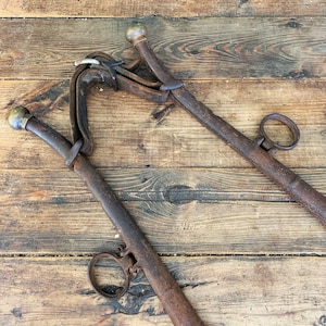 Metal Horse Harness Set of Horse Hames Collectible Rustic Farm Décor Barn Décor Horse Equipment Farmhouse Décor