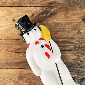 Vintage Snowman Decanter Mt. Hope Estate & Winery Apple Wine Decanter Christmas Liquor Decanter Vintage Bar Decanter Christmas Bar Décor