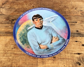 Star Trek Collectors Spock Plate Paramount Pictures Star Trek Spock Commander Decorative Plate