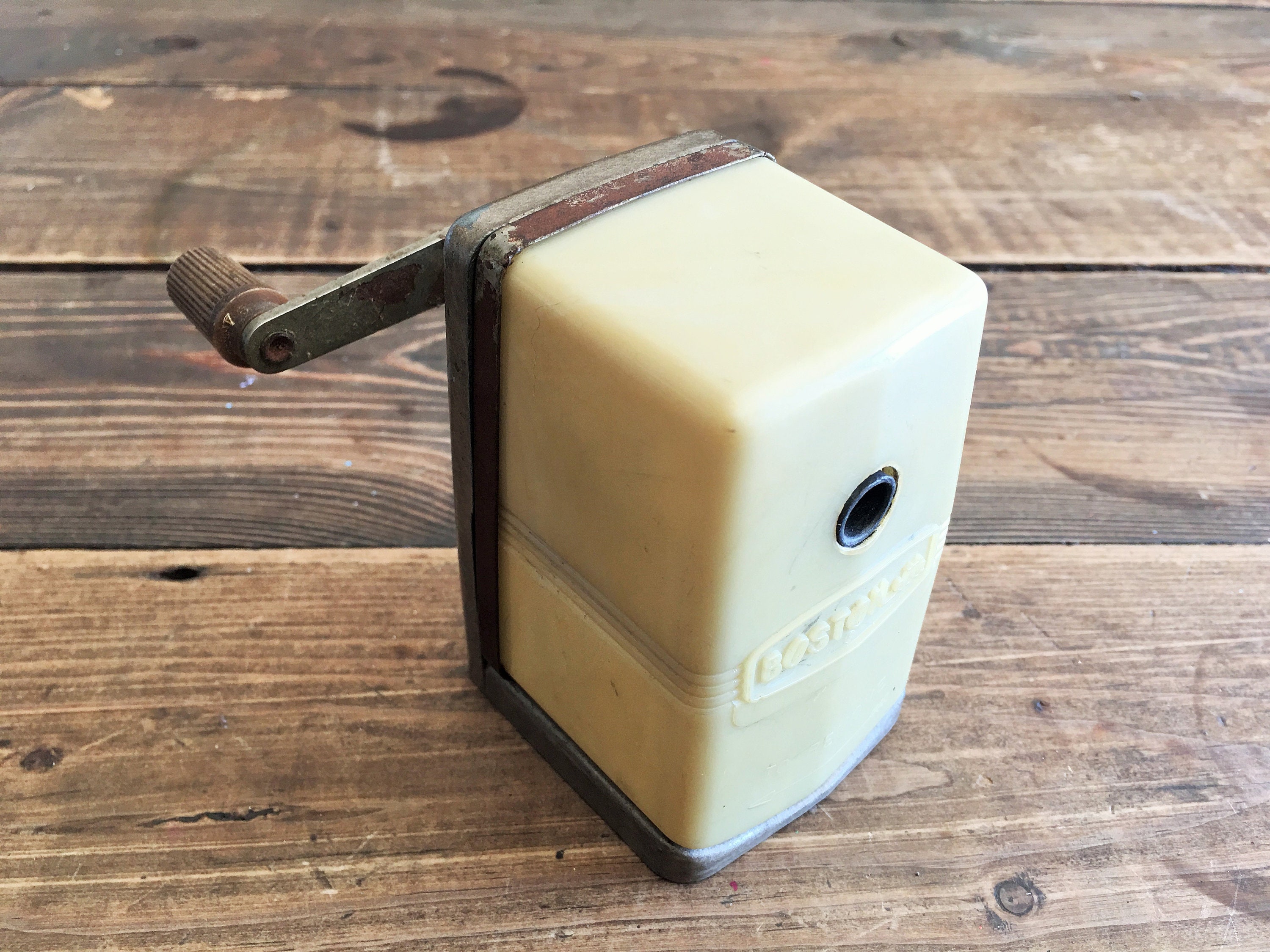 Vintage Manual Pencil Sharpener/retro Table Etsy