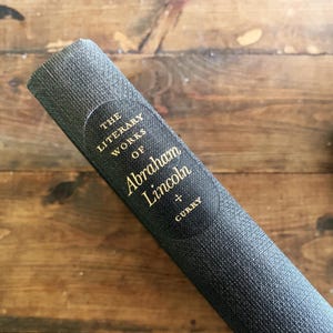 Literary Works of Lincoln – 1942 Heritage Press Book Slipcase, John Curry Illus.