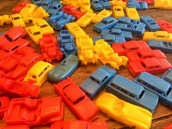 vintage plastic toy cars